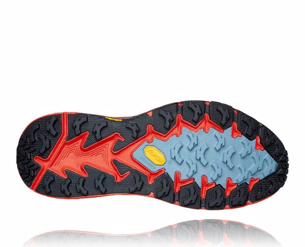 HOKA|Men's Speedgoat 4 Fiesta / Provincial Blue