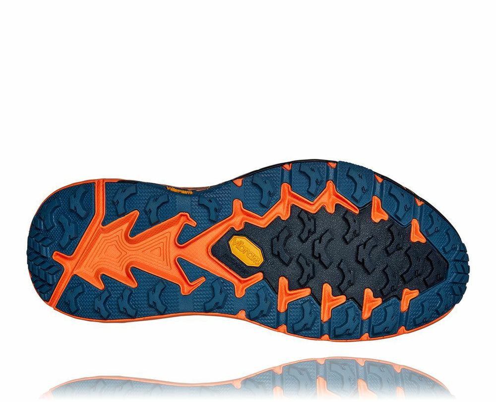 HOKA|Men's Speedgoat 4 Real Teal / Persimmon Orange