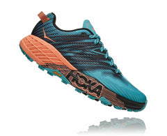 HOKA|Women's Speedgoat 4 Aquarelle / Cantaloupe