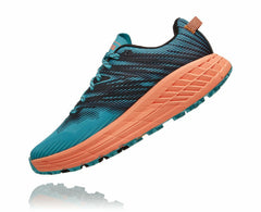 HOKA|Women's Speedgoat 4 Aquarelle / Cantaloupe