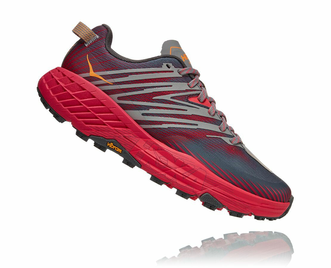 HOKA|Women's Speedgoat 4 Castlerock / Paradise Pink