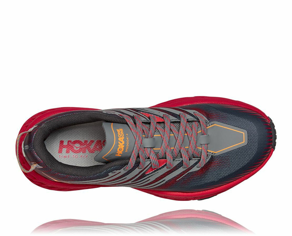 HOKA|Women's Speedgoat 4 Castlerock / Paradise Pink