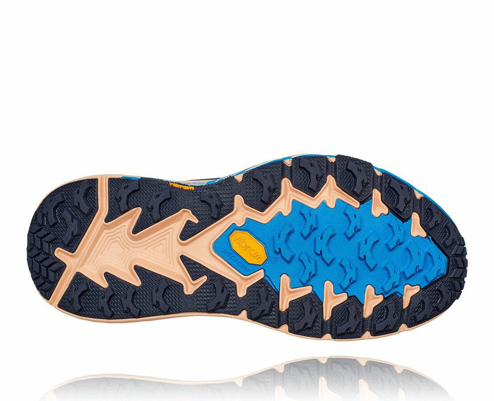 HOKA|Women's Speedgoat 4 Indigo Bunting / Bleached Apricot