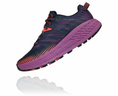 HOKA|Women's Speedgoat 4 Outer Space / Hot Coral