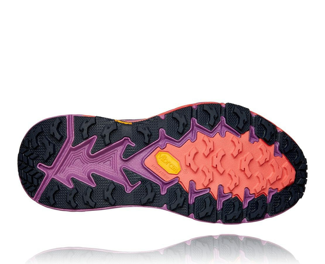 HOKA|Women's Speedgoat 4 Outer Space / Hot Coral