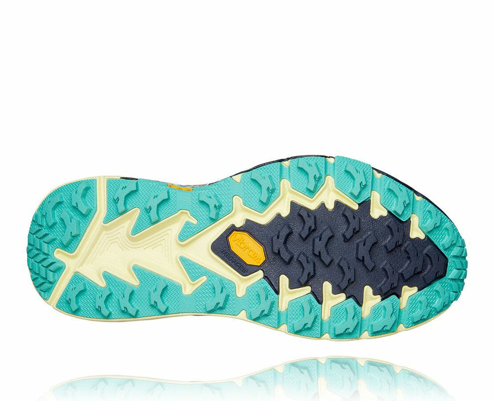 HOKA|Women's Speedgoat 4 Provincial Blue / Luminary Green