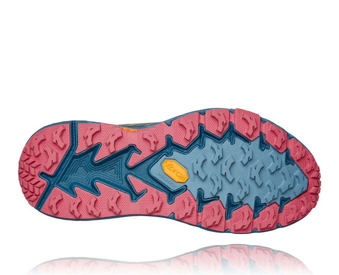 HOKA|Women's Speedgoat 4 Saffron / Provincial Blue