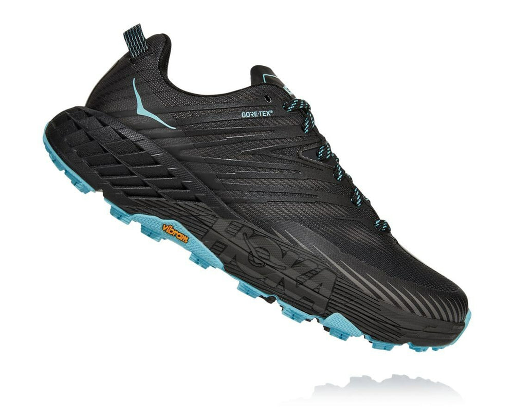 HOKA|Women's Speedgoat 4 GORE-TEX Anthracite / Dark Gull Grey