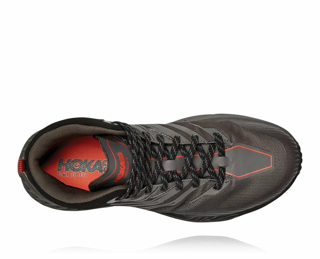 HOKA|Men's Speedgoat Mid GORE-TEX 2 Anthracite / Dark Gull Grey