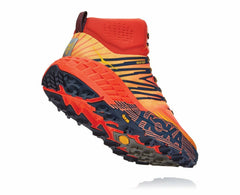 HOKA|Men's Speedgoat Mid GORE-TEX 2 Mandarin Red / Gold Fusion