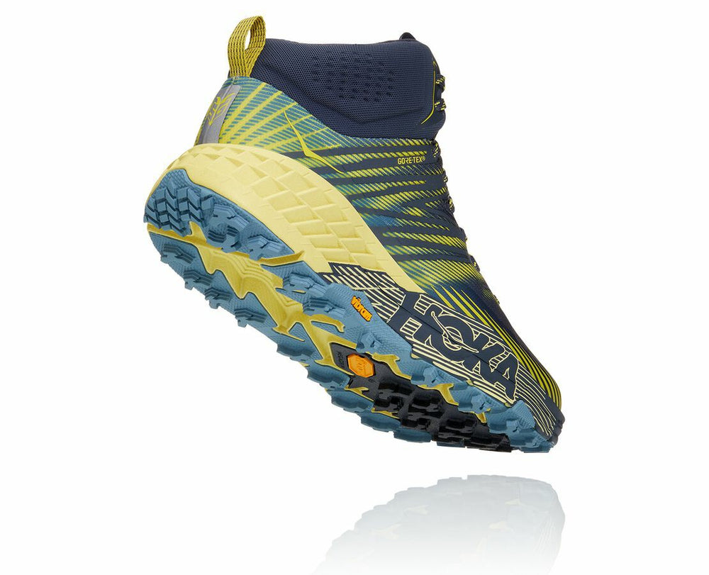 HOKA|Men's Speedgoat Mid GORE-TEX 2 Ombre Blue / Blue Sheen
