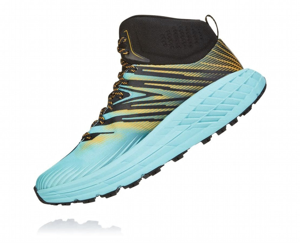 HOKA|Women's Speedgoat Mid GORE-TEX 2 Antigua Sand / Golden Rod