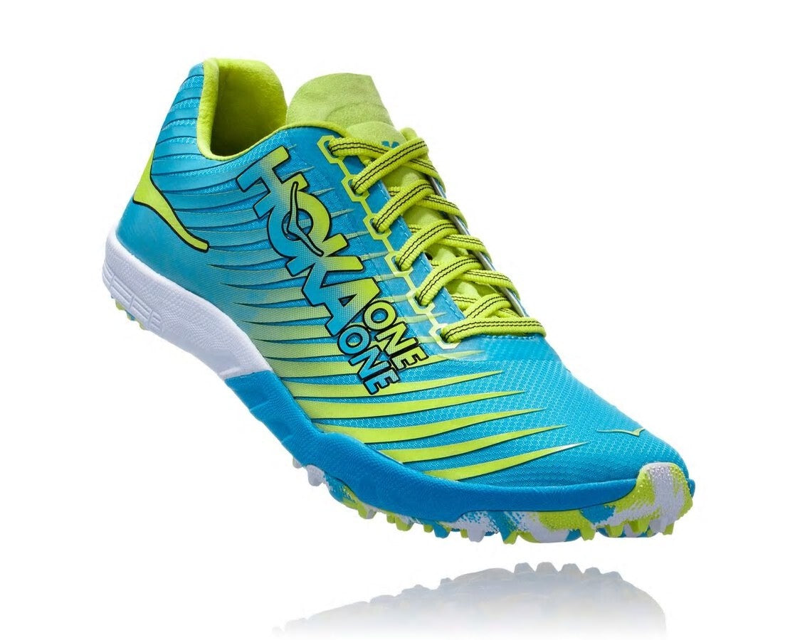 HOKA|Women's EVO XC Spikeless Cyan / Citrus