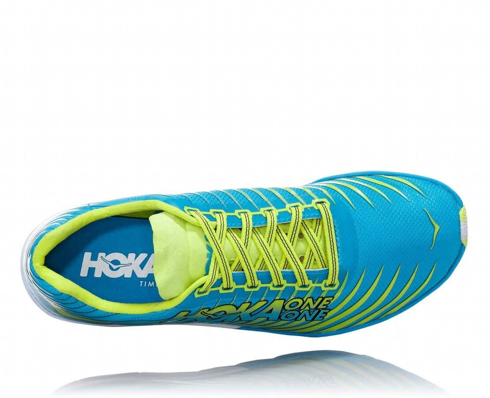 HOKA|Women's EVO XC Spikeless Cyan / Citrus