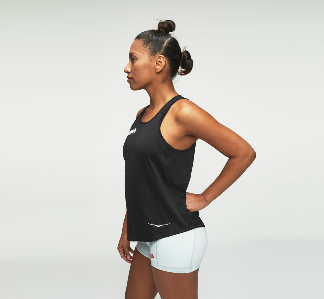 HOKA|Women's Performance Tank Black