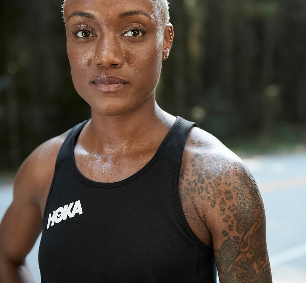 HOKA|Women's Performance Tank Black