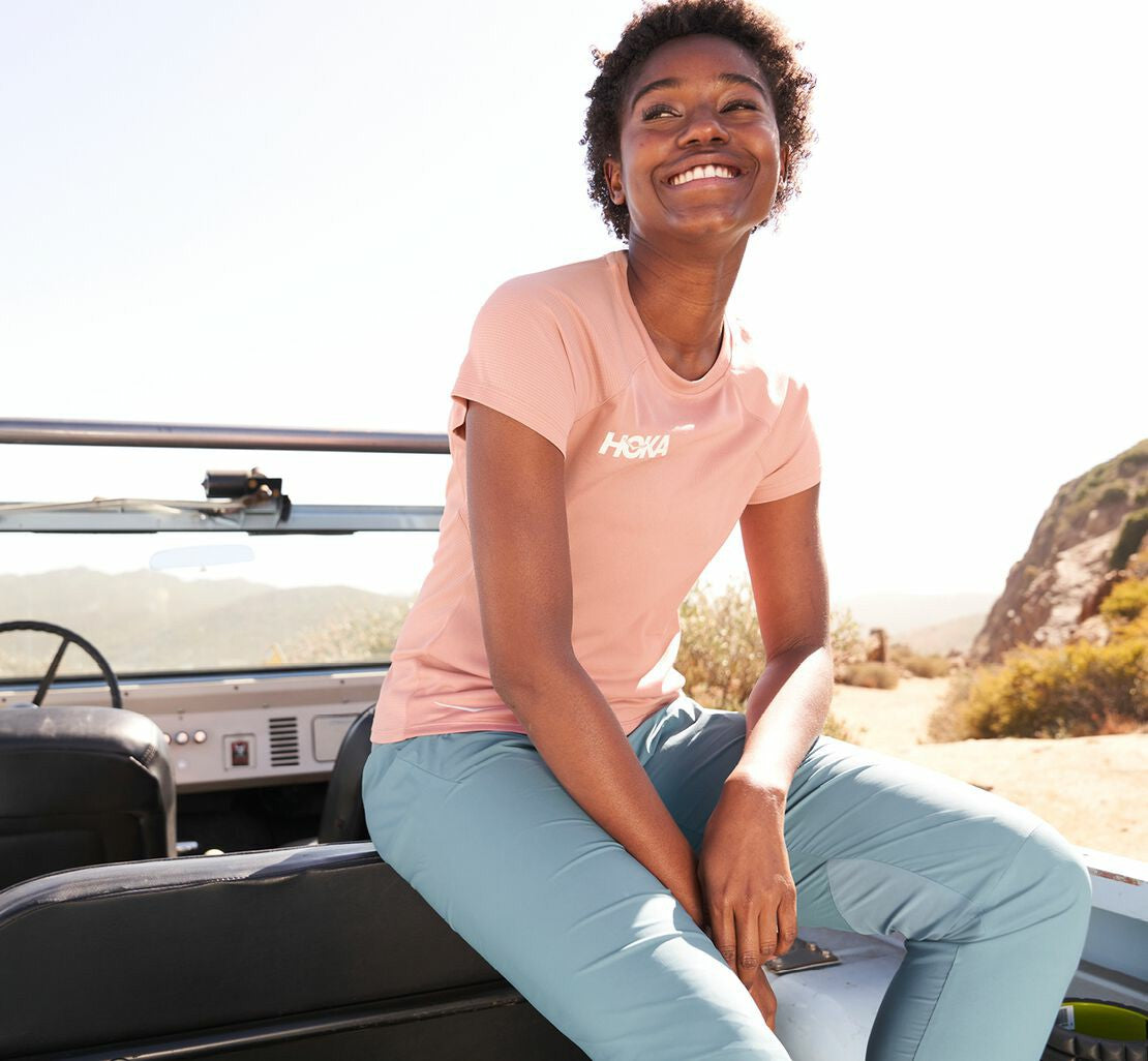 HOKA|Women's Performance Short Sleeve Rosette