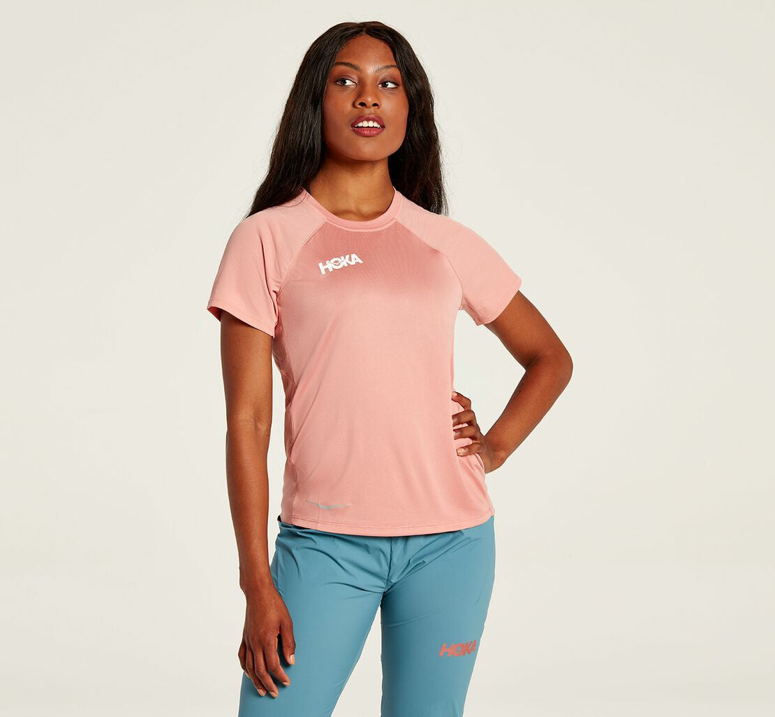 HOKA|Women's Performance Short Sleeve Rosette