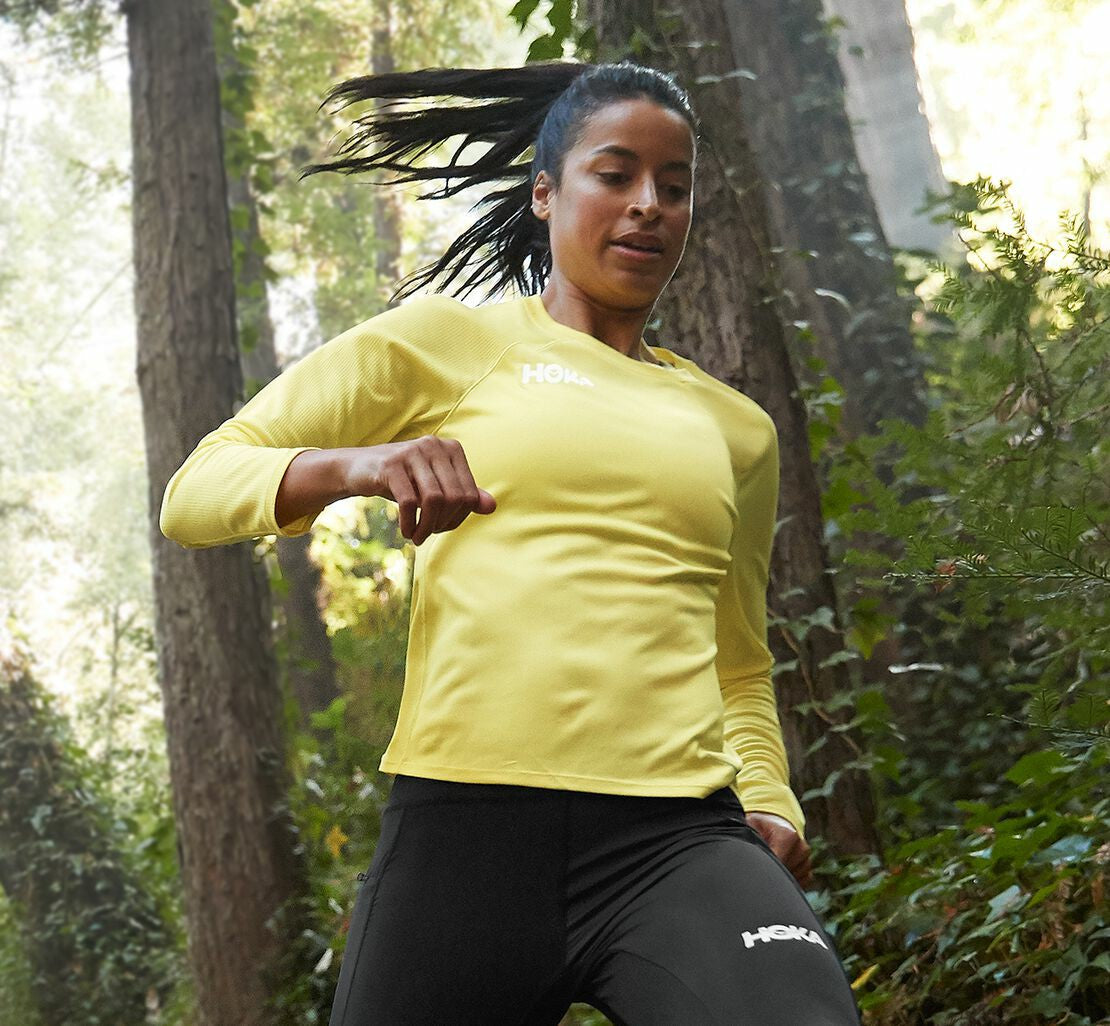 HOKA|Women's Performance Long Sleeve Limelight