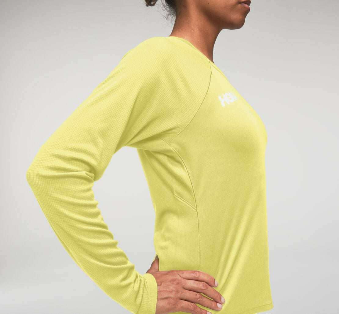 HOKA|Women's Performance Long Sleeve Limelight