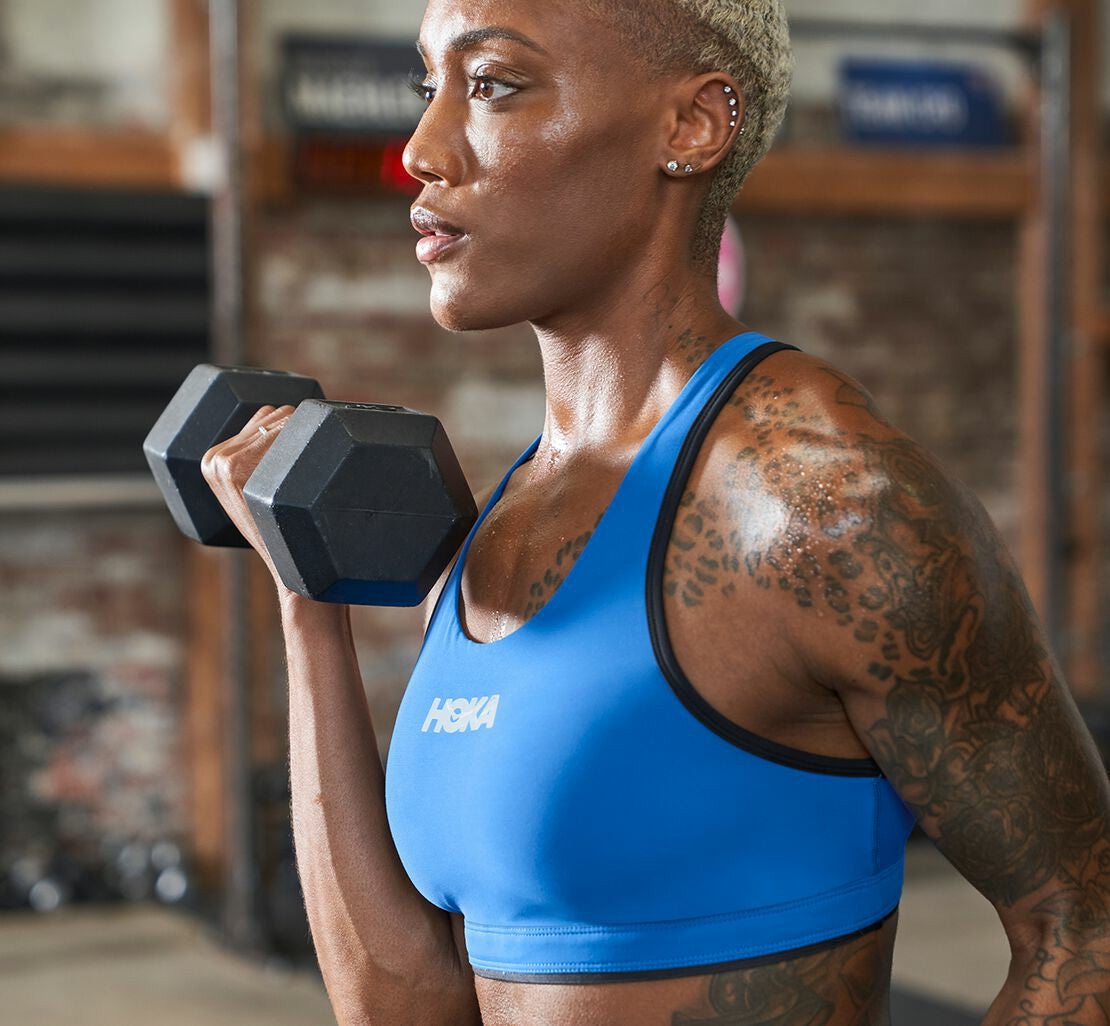 HOKA|Women's Performance Sports Bra Imperial Blue