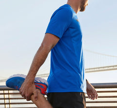 HOKA|Men's Performance Short Sleeve Imperial Blue