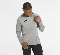 HOKA|Men's Performance Long Sleeve Wild Dove