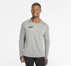 HOKA|Men's Performance Long Sleeve Wild Dove