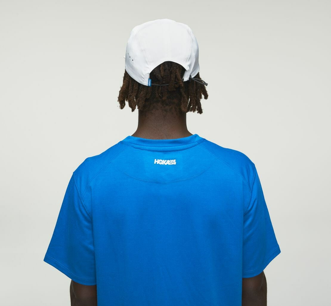 HOKA|Men's Lifestyle Tee Imperial Blue