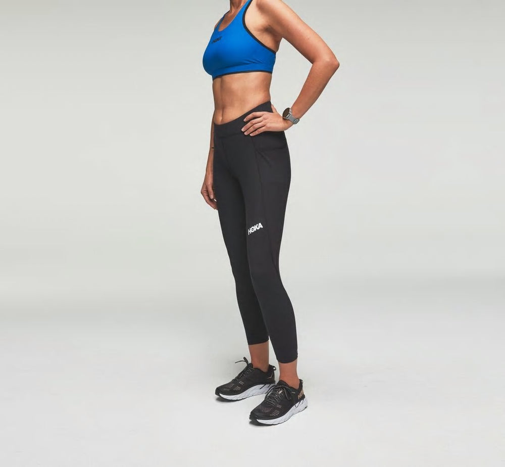 HOKA|Women's Performance Crop Tight Black