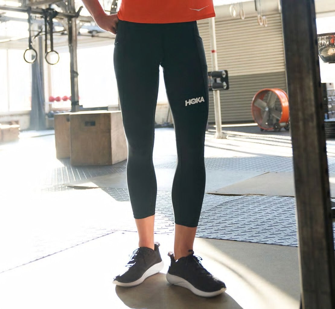 HOKA|Women's Performance Crop Tight Black