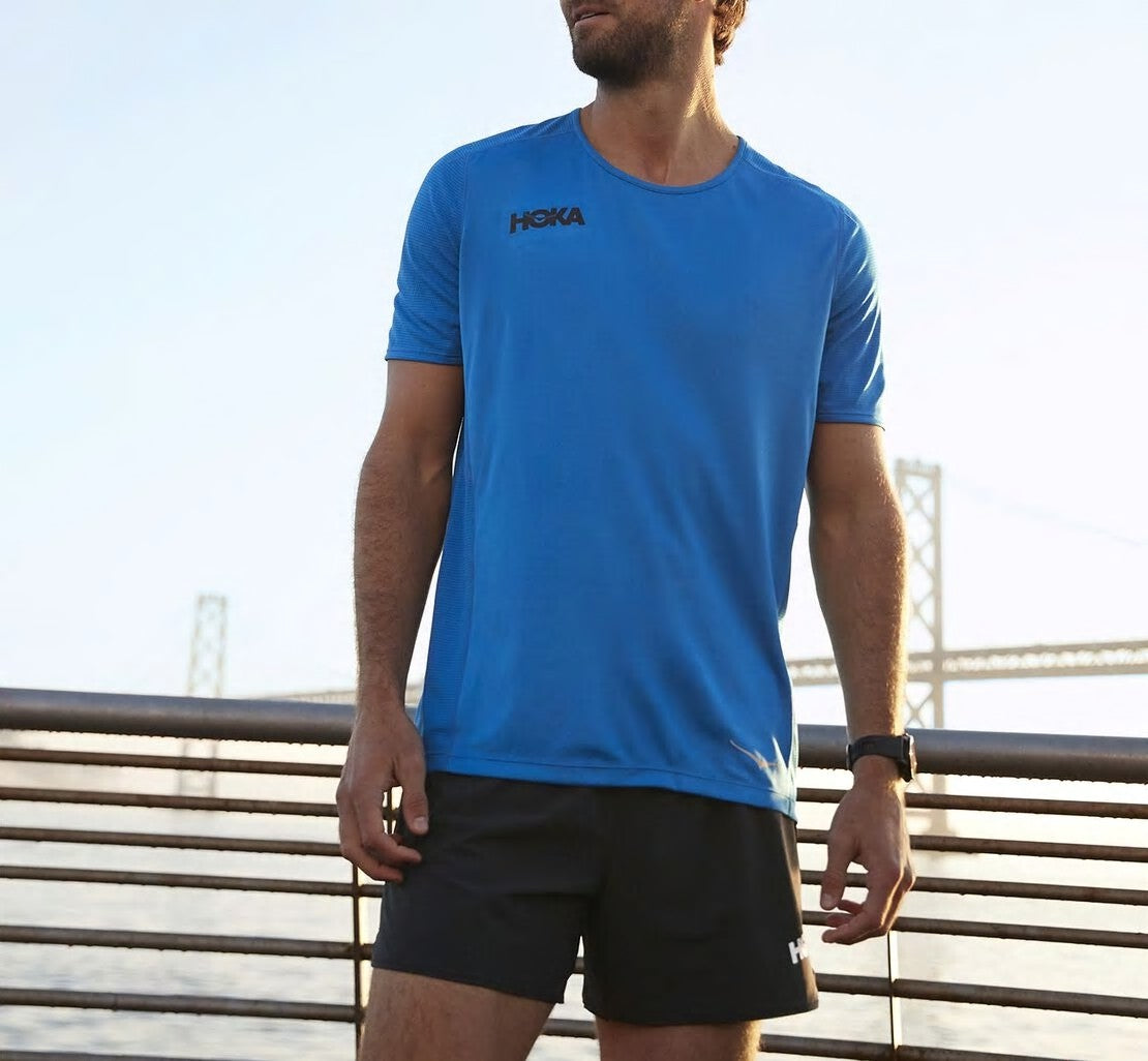 HOKA|Men's Performance Woven 5" Short Black
