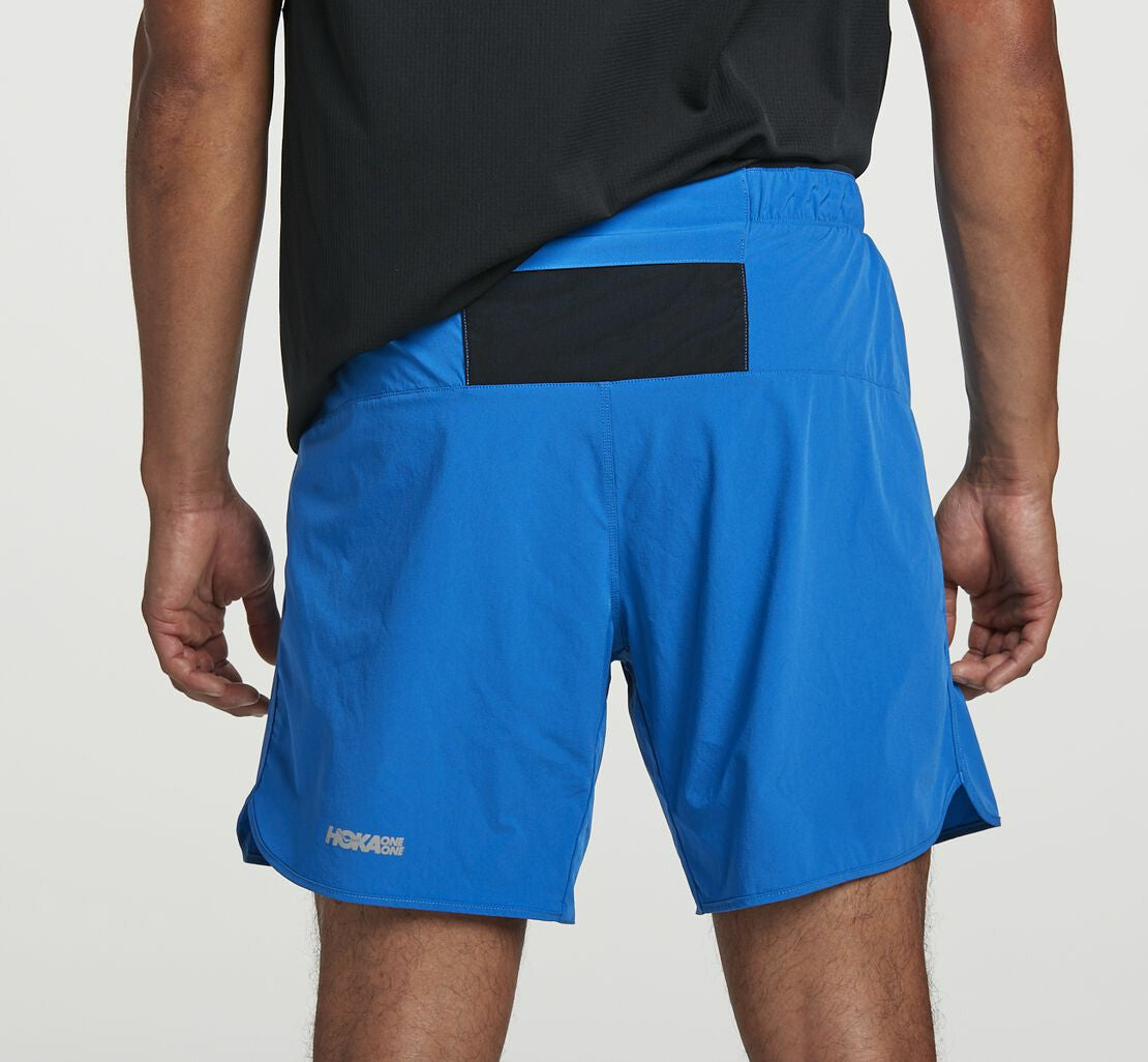 HOKA|Men's Performance Woven 7" Short Imperial Blue