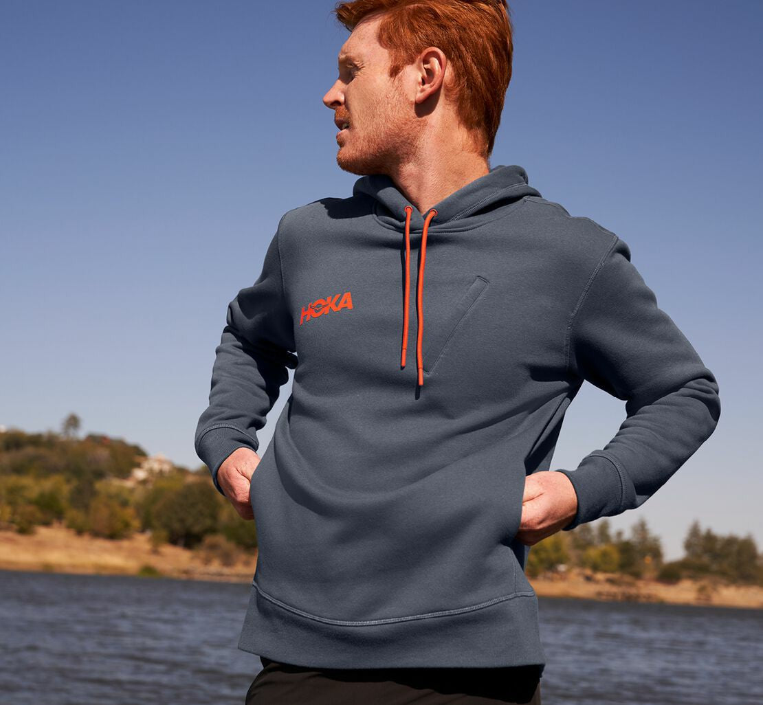 HOKA|Men's Hoodie Ombre Blue