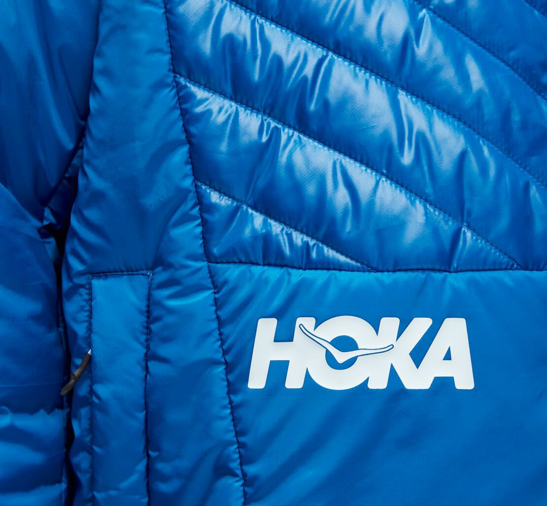 HOKA|All Gender Puffy Jacket Imperial Blue