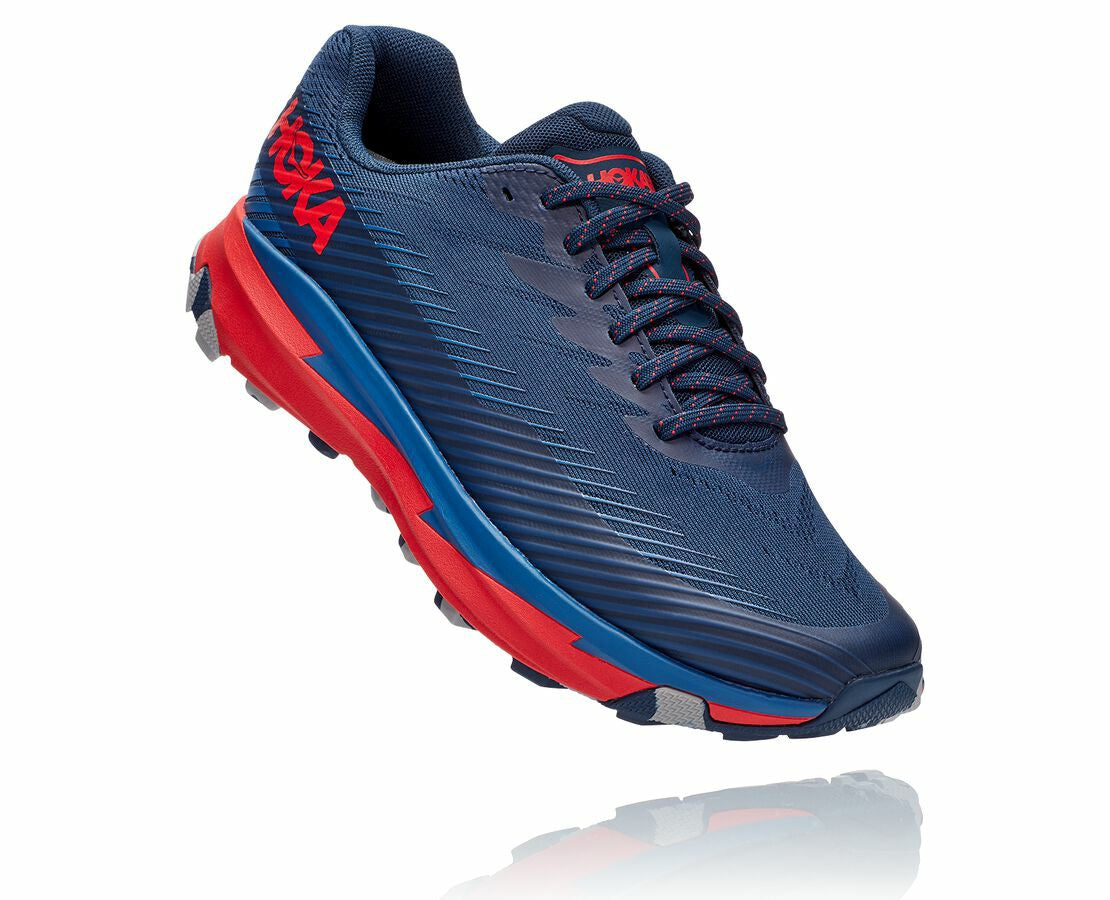 HOKA|Men's Torrent 2 Moonlit Ocean / High Risk Red