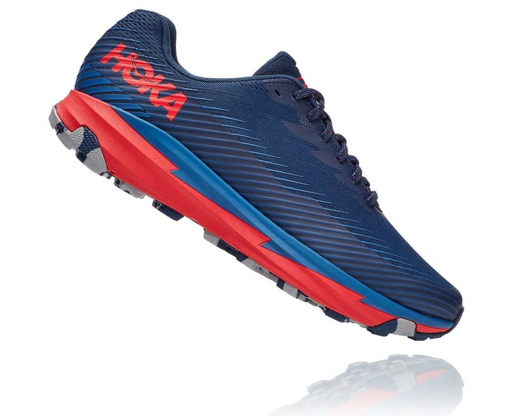 HOKA|Men's Torrent 2 Moonlit Ocean / High Risk Red