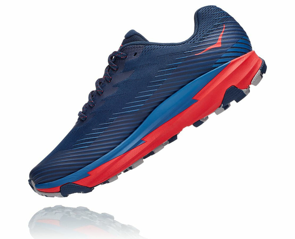 HOKA|Men's Torrent 2 Moonlit Ocean / High Risk Red