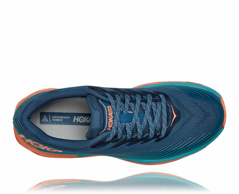 HOKA|Women's Torrent 2 Real Teal / Cantaloupe