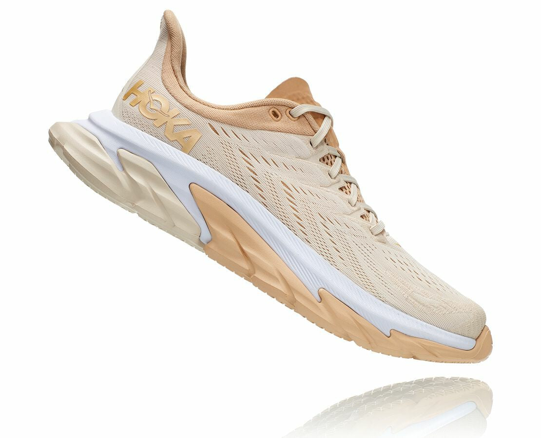 HOKA|Men's Clifton Edge Almond Milk / Beige