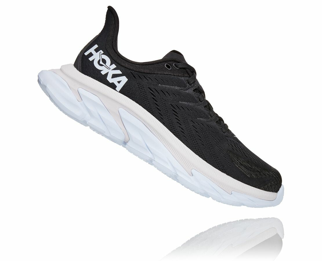 HOKA|Men's Clifton Edge Black / White