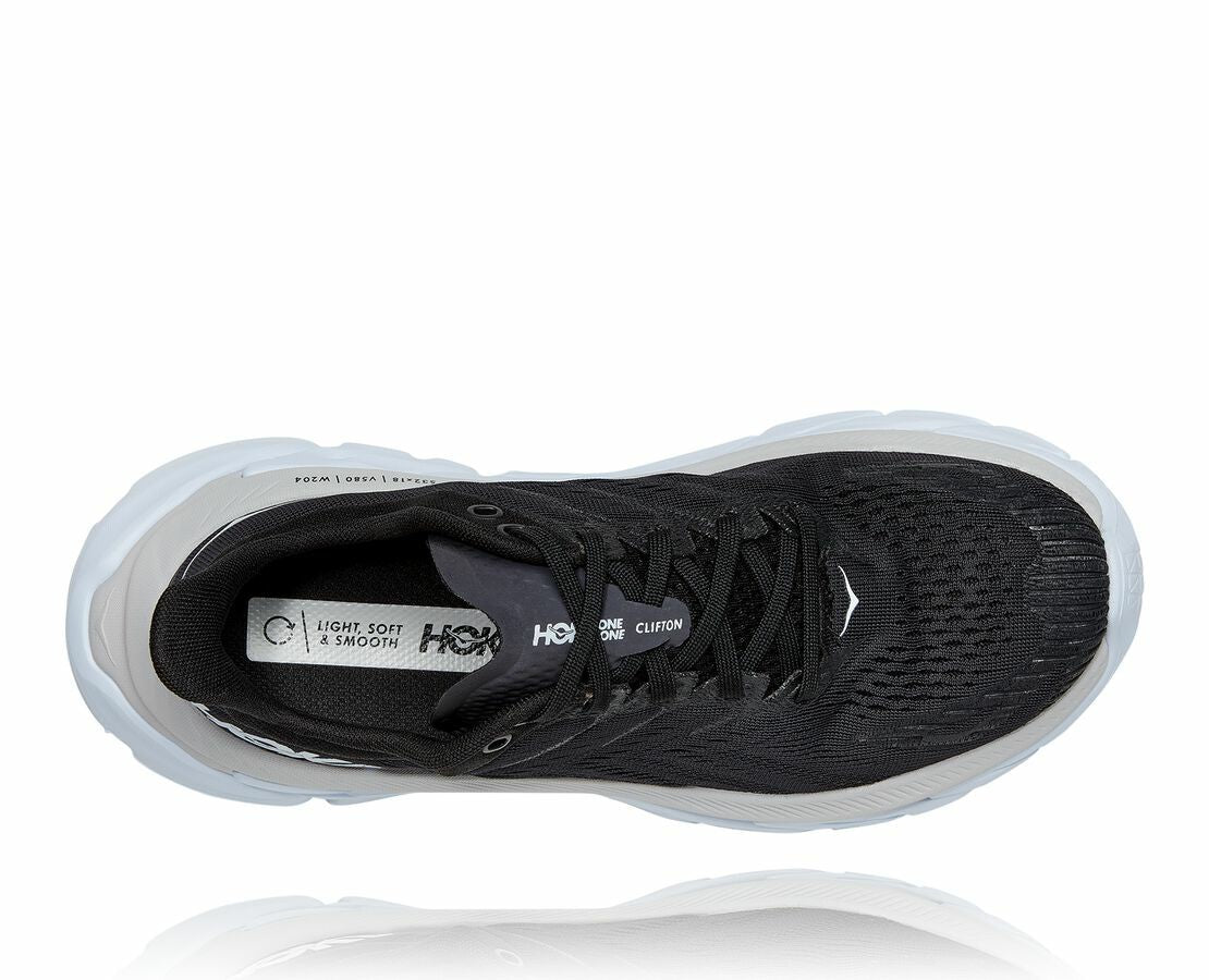 HOKA|Men's Clifton Edge Black / White