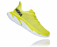 HOKA|Men's Clifton Edge Citrus / White