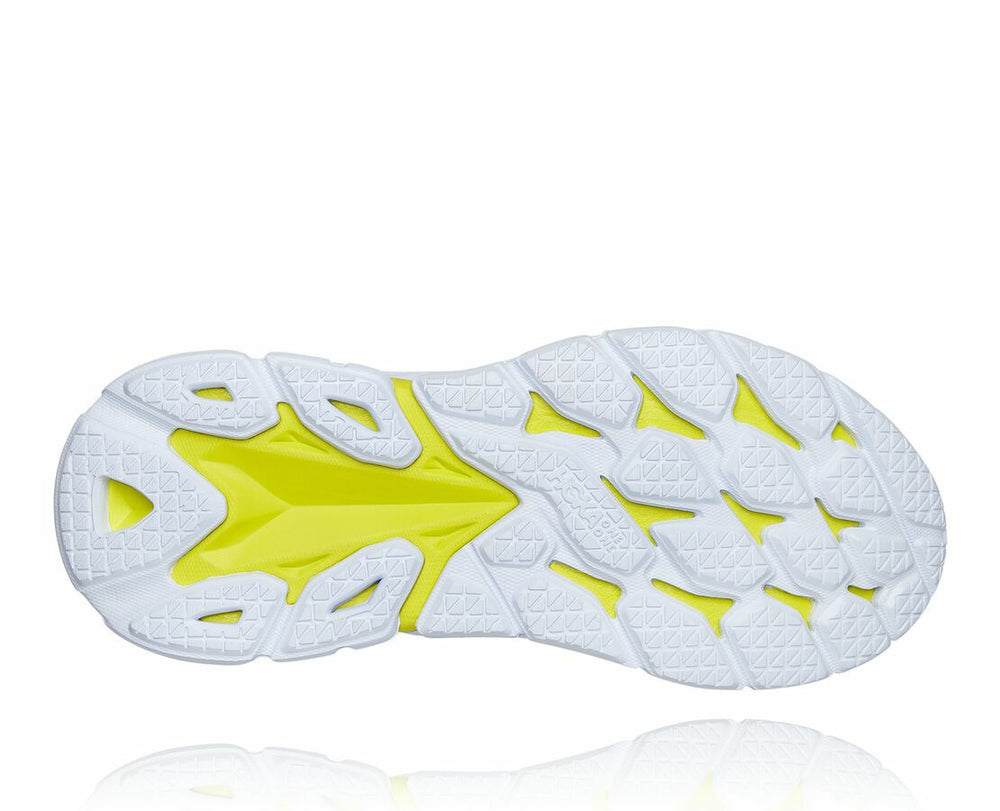HOKA|Men's Clifton Edge Citrus / White