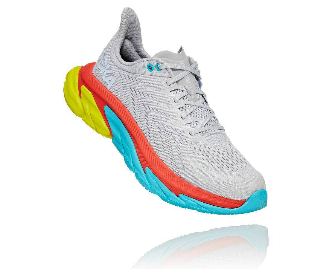 HOKA|Men's Clifton Edge Lunar Rock / White