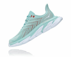 HOKA|Women's Clifton Edge Eggshell Blue / White