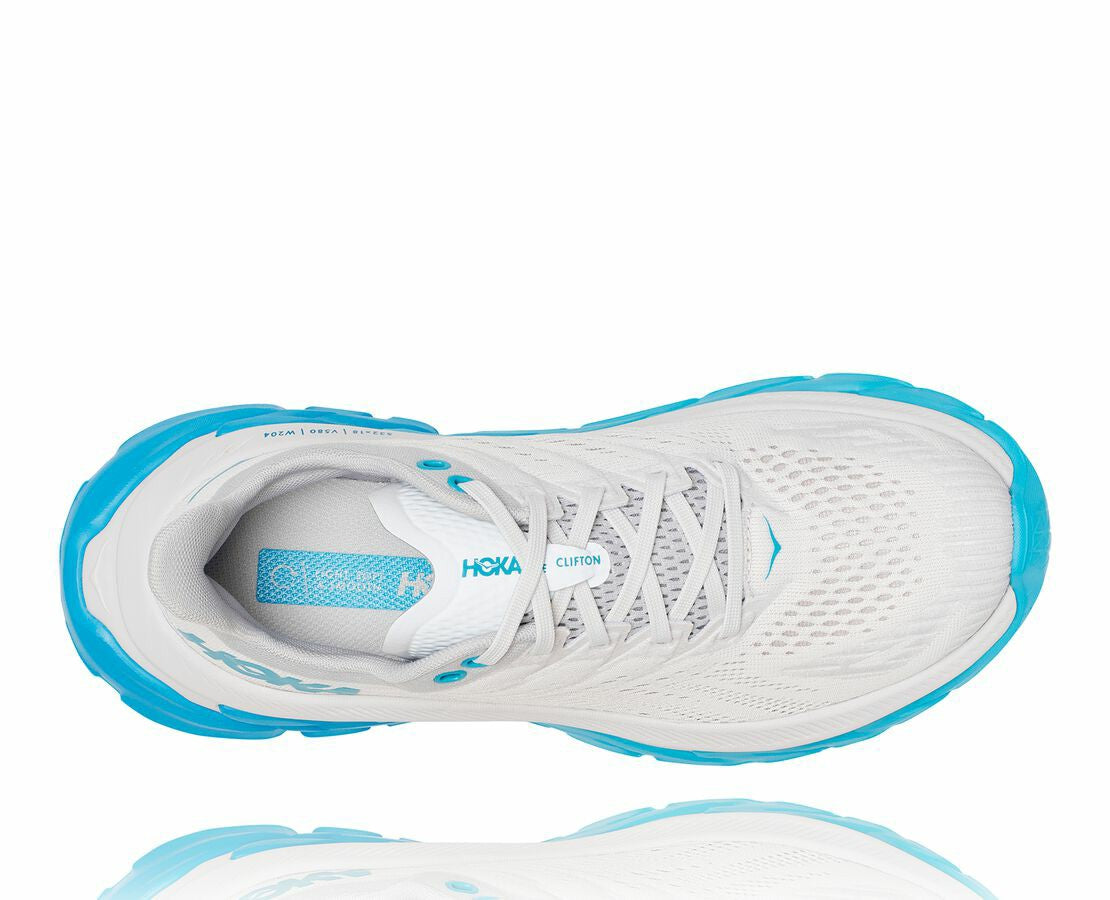 HOKA|Women's Clifton Edge Nimbus Cloud / Cyan