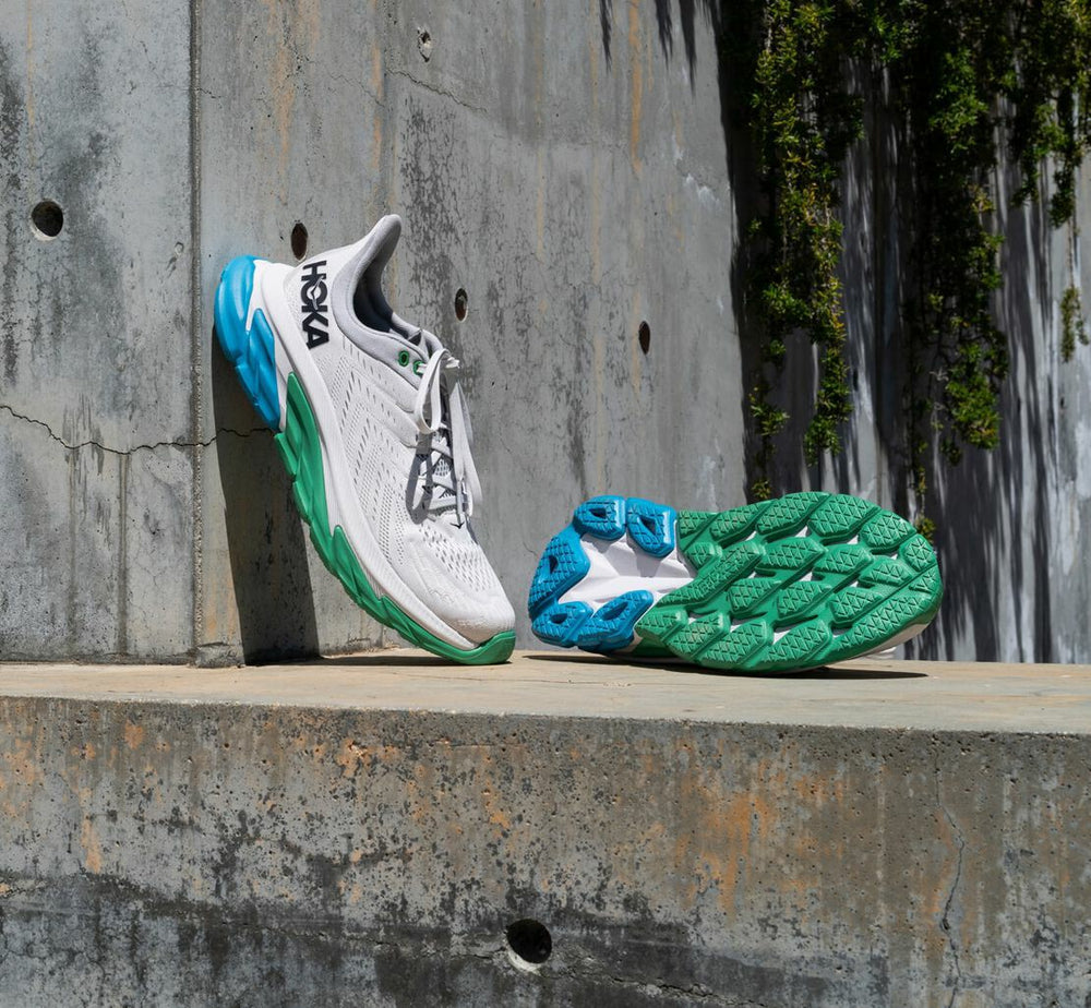 HOKA|Women's Clifton Edge Nimbus Cloud / Greenbriar