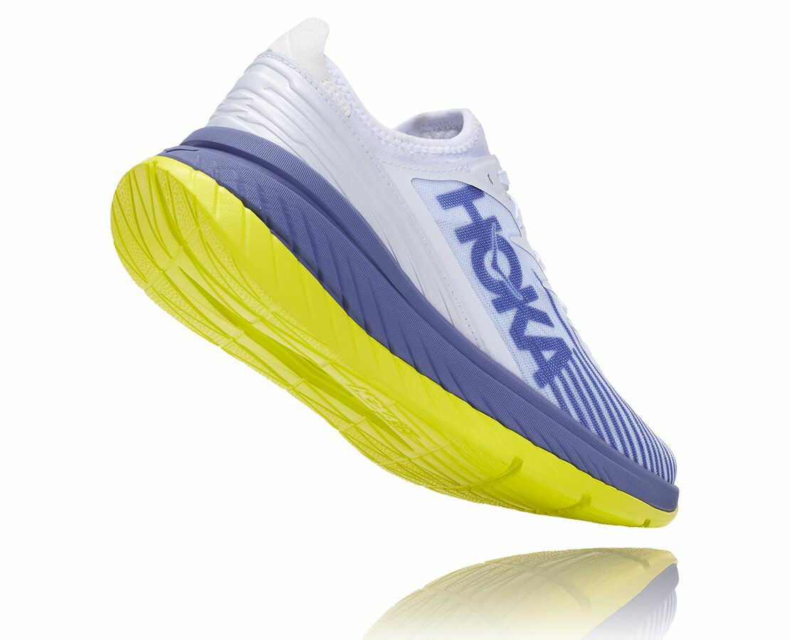 HOKA|All Gender Carbon X-SPE White / Blue Ice