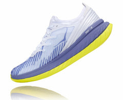 HOKA|All Gender Carbon X-SPE White / Blue Ice